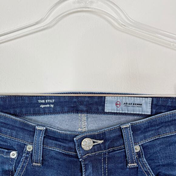 AG Adriano Goldschmied Womens Size 29 The Stilt Skinny Jeans in 11 Years Journey - Picture 8 of 10
